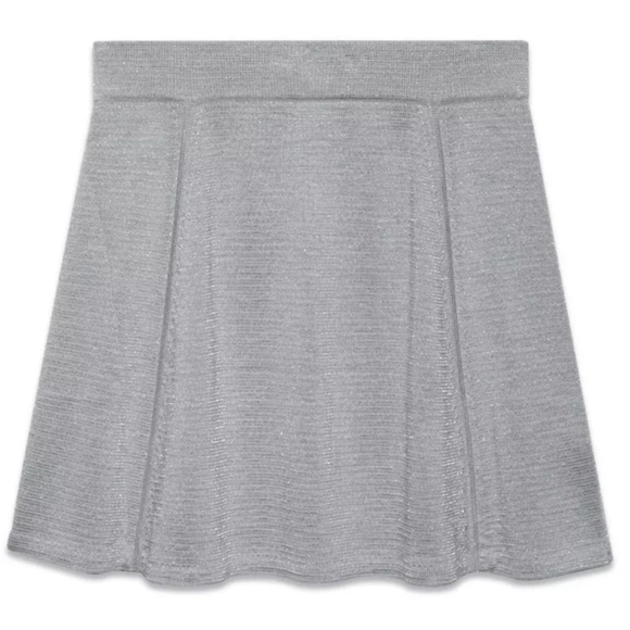 Theory Doreene Wool Metallic Skater Skirt - Picture 2 of 9
